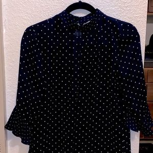 Polka dot blouse